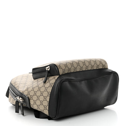 Gucci GG Supreme Monogram Medium Backpack Black 4 of 12