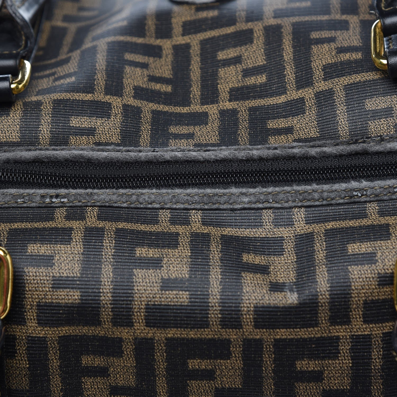 Fendi Zucca Spalmati Duffle Tobacco 9 of 16