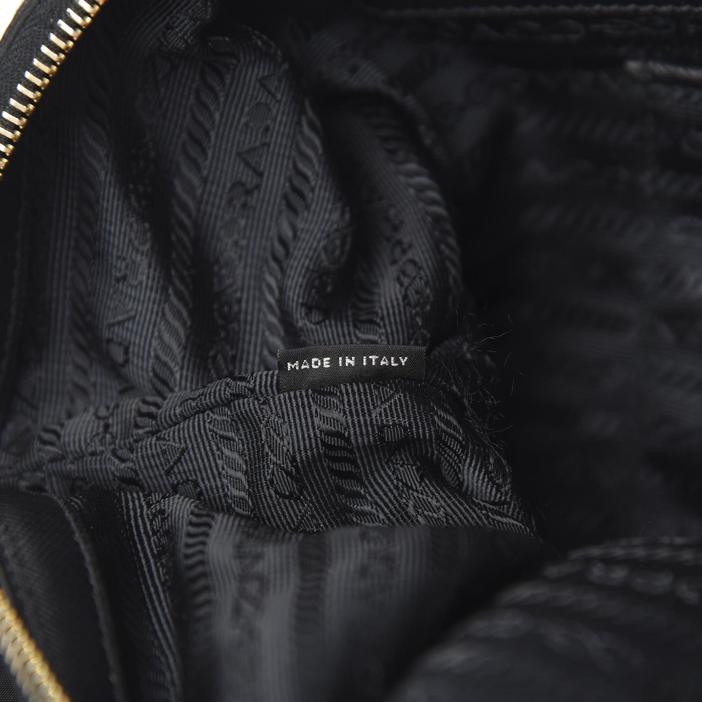 Saffiano Tessuto Nylon Tote Black