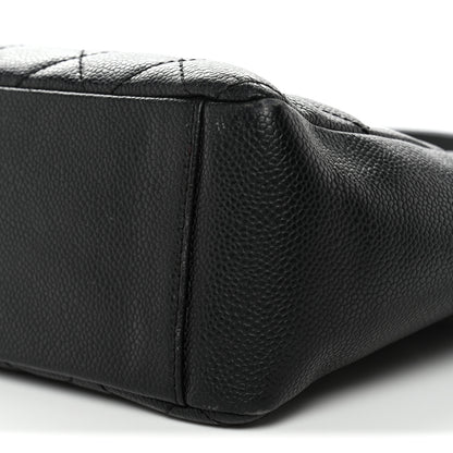Chanel Caviar Quilted Petit Shopping Tote PST Black 10 of 12