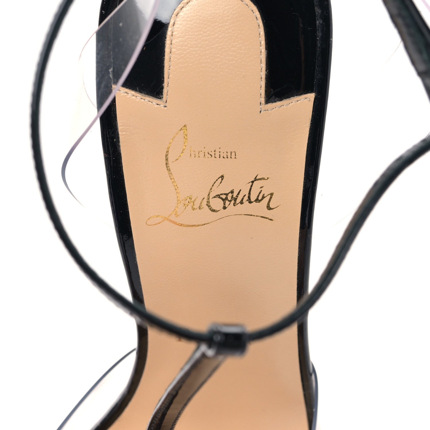 Christian Louboutin Patent PVC Nosy 100 Pumps 40 Black 7 of 8