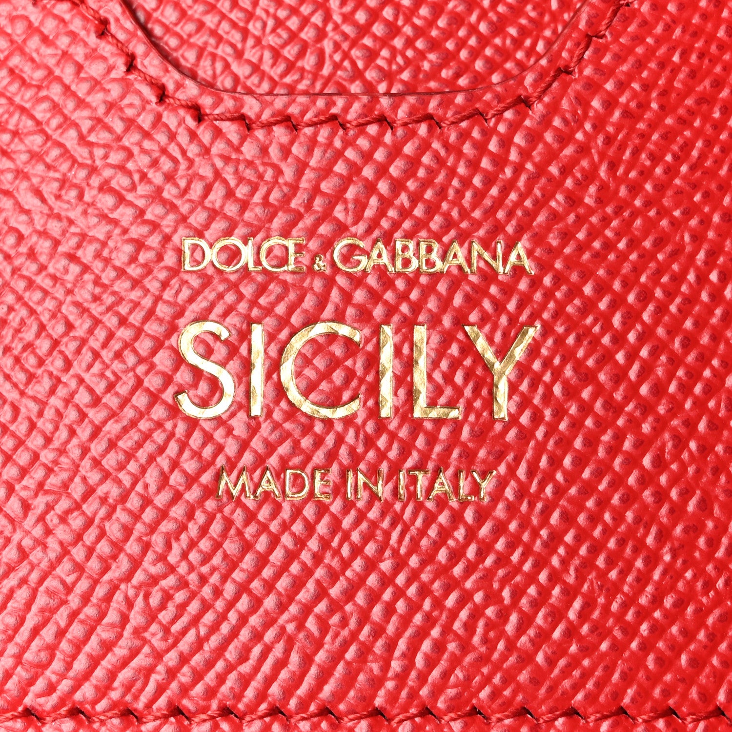 Dolce & Gabbana Dauphine Medium Miss Sicily Satchel Rosso 6 of 9