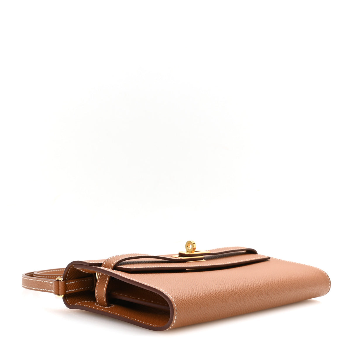 Hermes Epsom Kelly Wallet To Go Gold 4 of 11