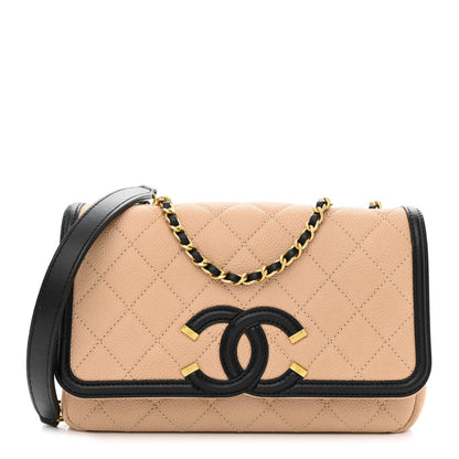 Chanel Caviar Quilted Small CC Filigree Flap 1 of 11