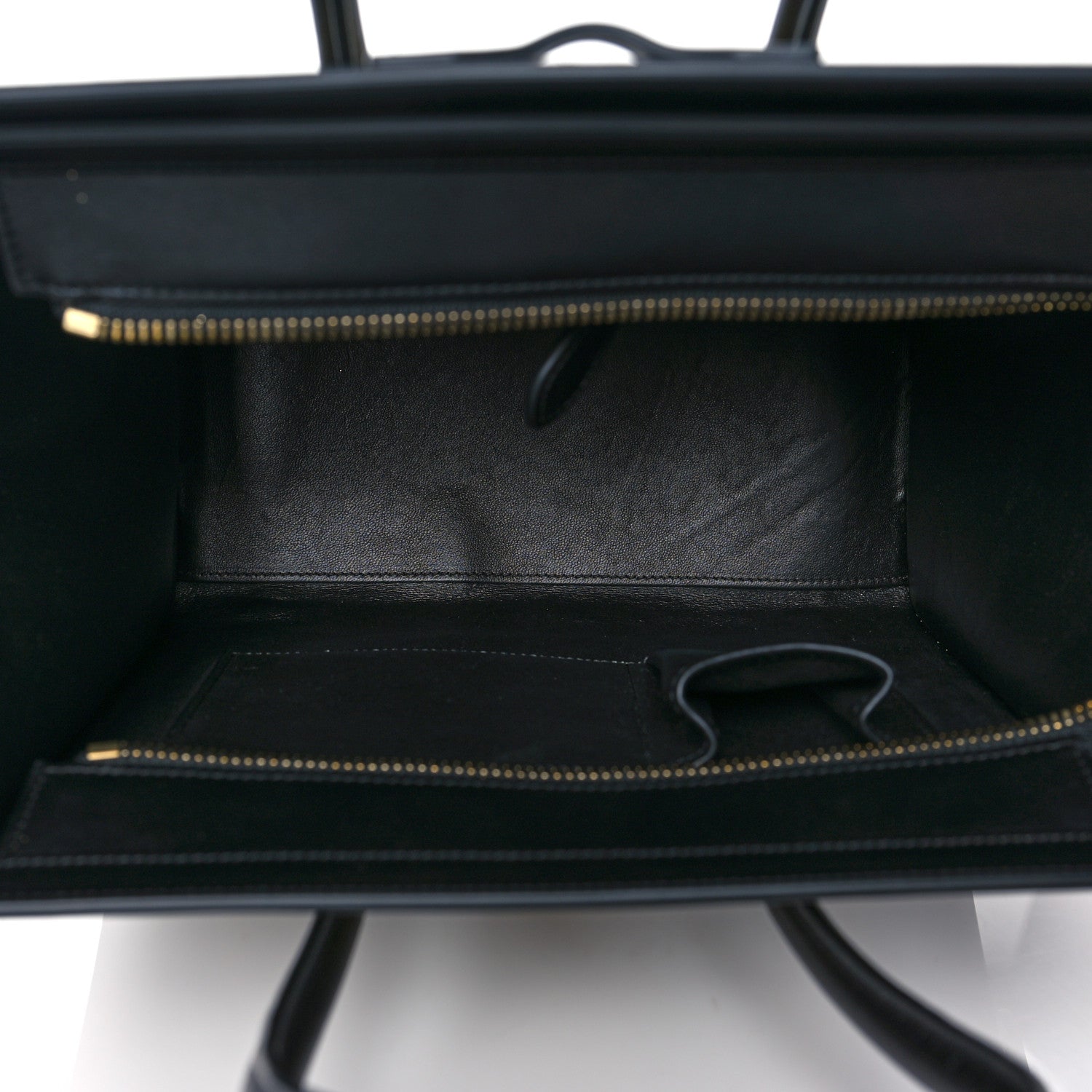 Celine Baby Grained Calfskin Nubuck Micro Tri-Color Luggage Olive 7 of 10