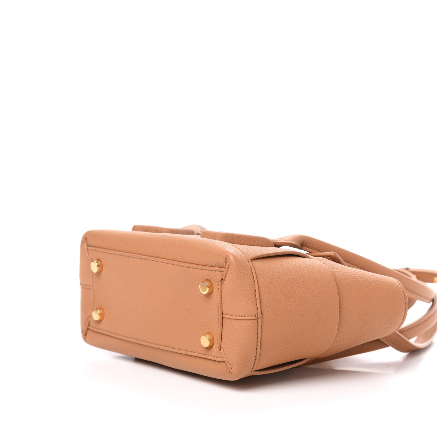 Grained Calfskin Maxi Intrecciato Arco 29 Tan