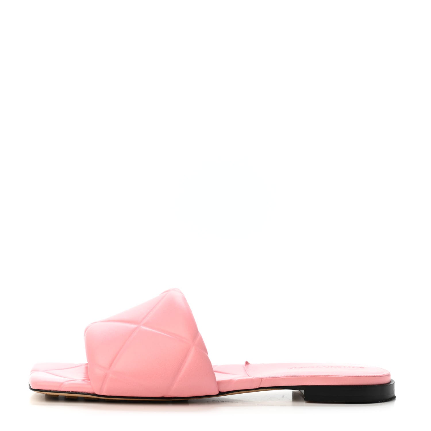 Bottega Veneta Nappa Quilted Rubber Lido Flat Sandals 39 Blossom 1 of 4