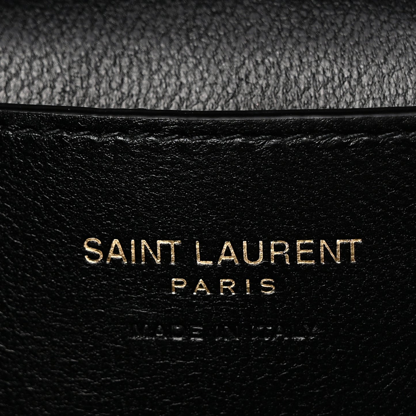 Lambskin Quilted Mini Gaby Vanity Case Black