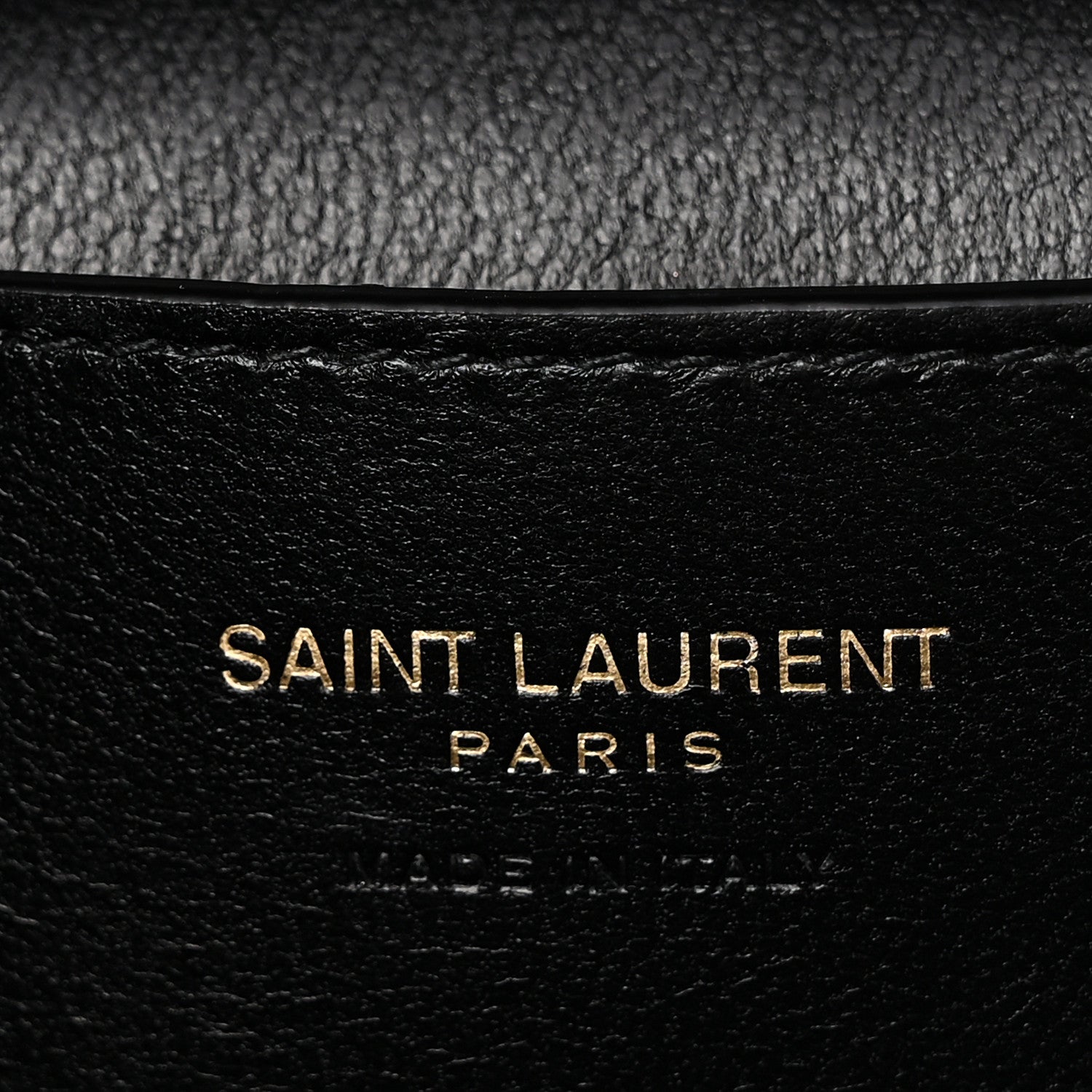 Saint Laurent Lambskin Quilted Mini Gaby Vanity Case Black 6 of 11
