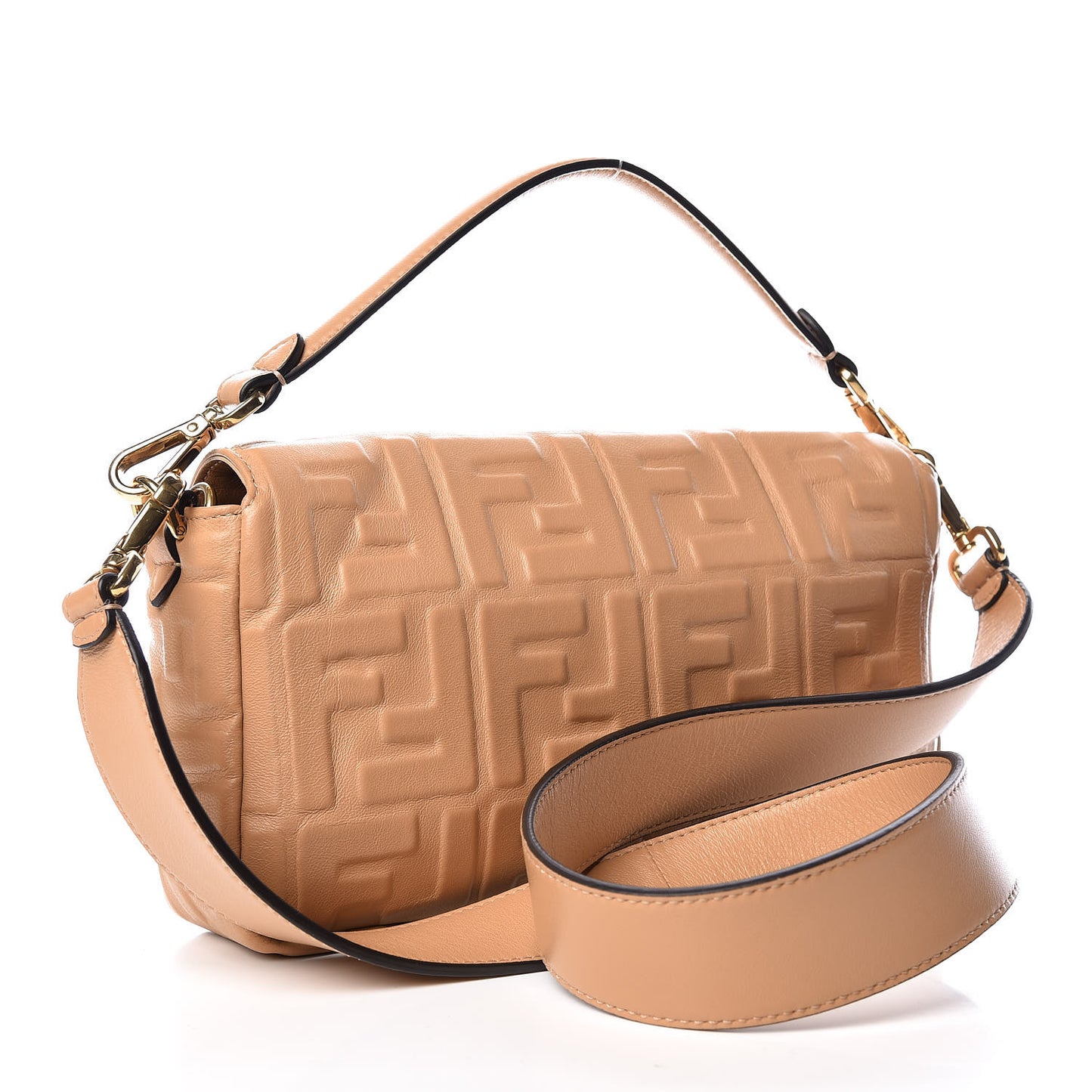 Nappa FF 1974 Embossed Baguette Durian