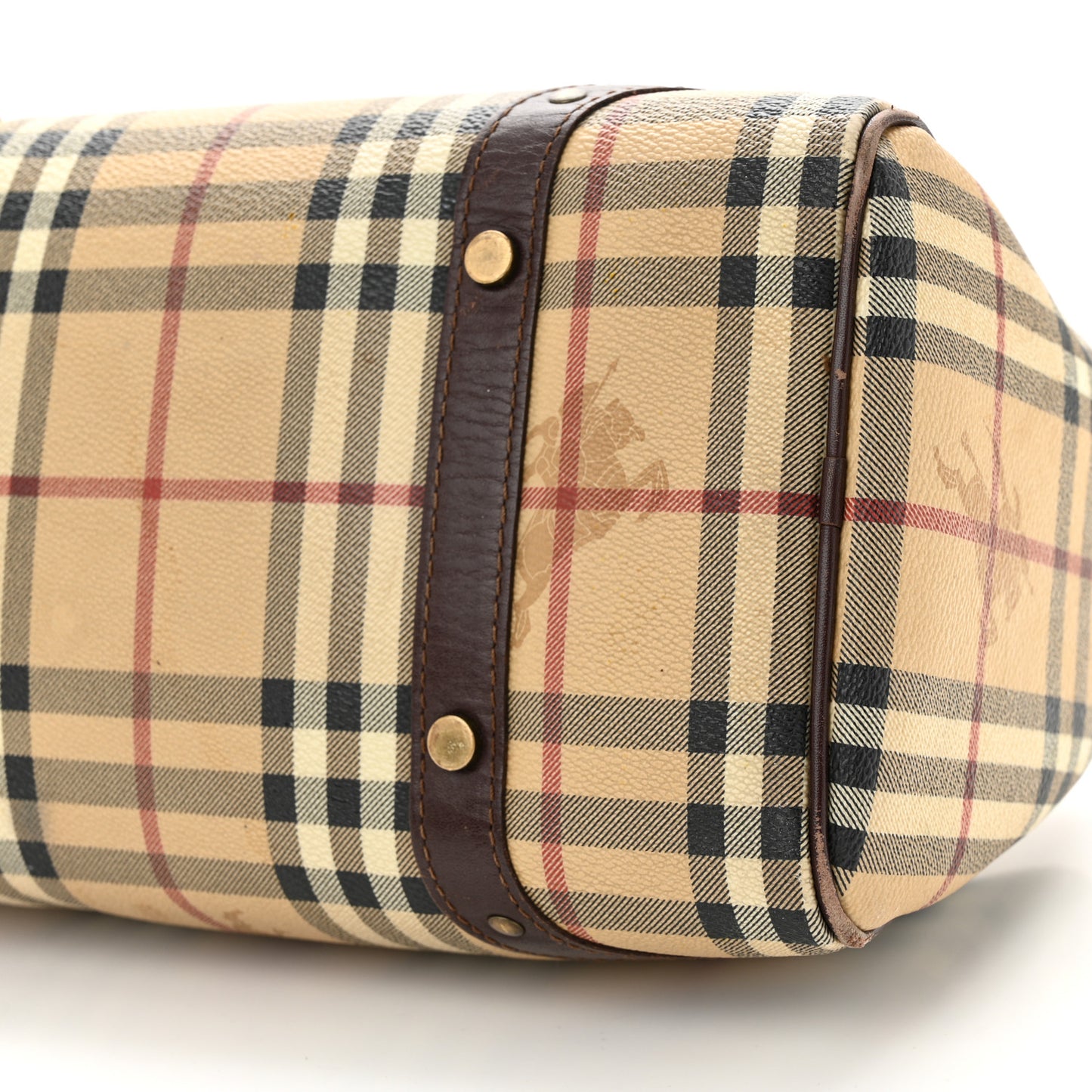 Haymarket Check Studded Bowler Brown