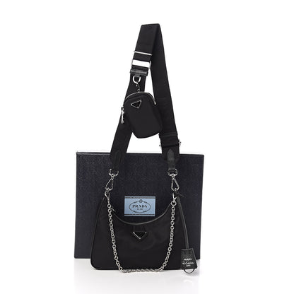 Prada Nylon Re-Edition 2005 Shoulder Bag Black 12 of 12