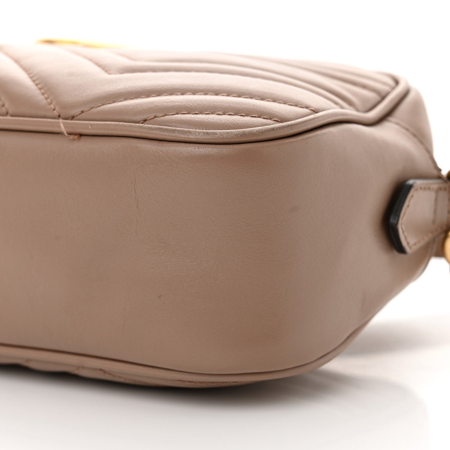 Gucci Calfskin Matelasse Small GG Marmont Chain Shoulder Bag Porcelain Rose 10 of 19