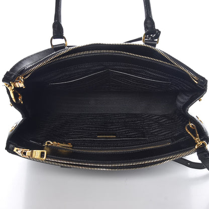 Prada Saffiano Medium Galleria Double Zip Tote Black 7 of 17