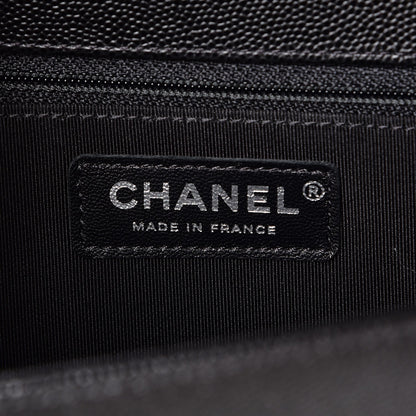 Chanel Caviar Quilted New Medium Boy Flap Black 6 of 9