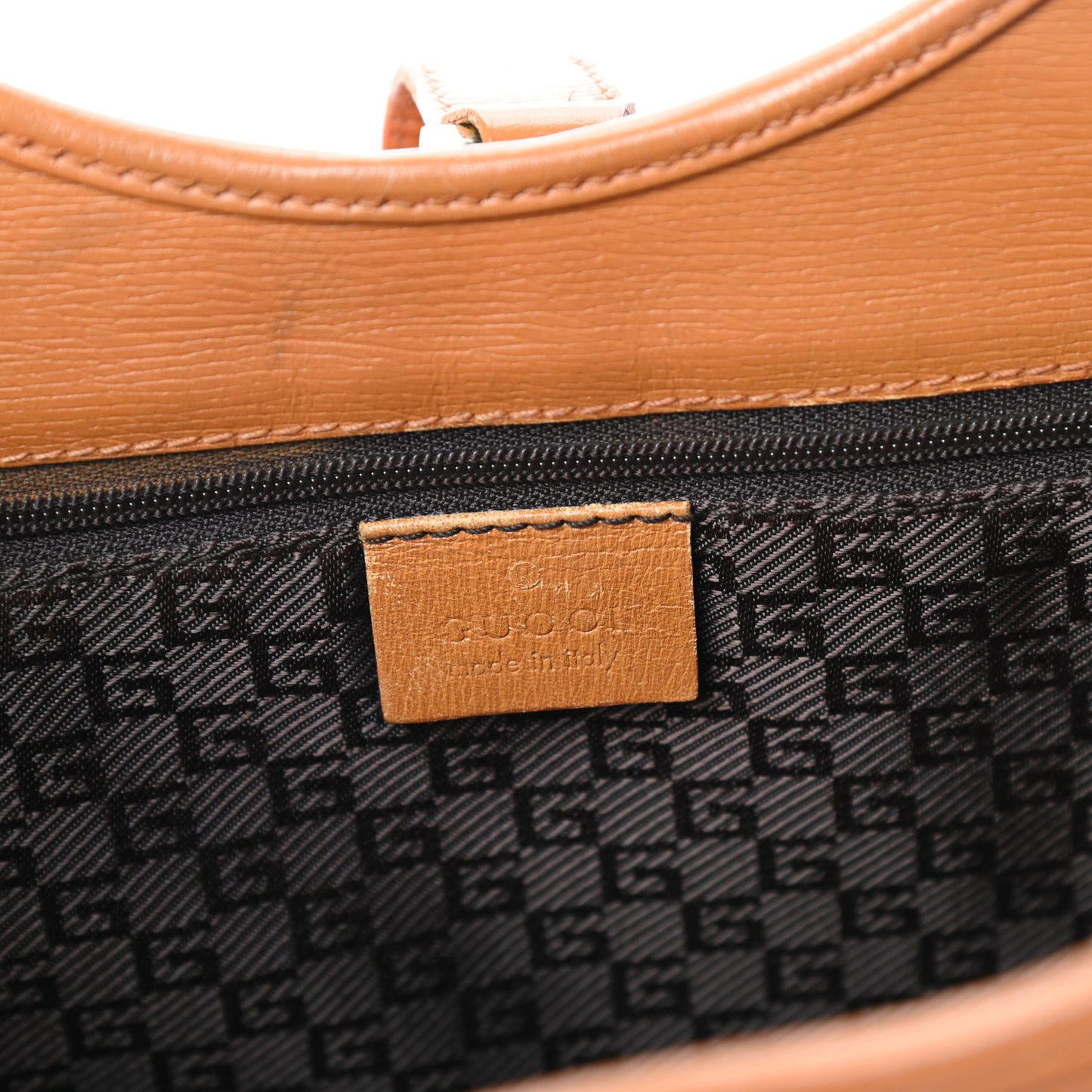 Calfskin Bardot Hobo Tan
