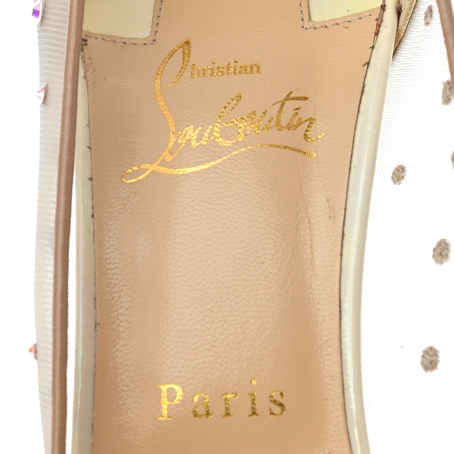 Christian Louboutin Rete Patent Crystal Strass Follies 100 Pumps 40 Version AB 6 of 7