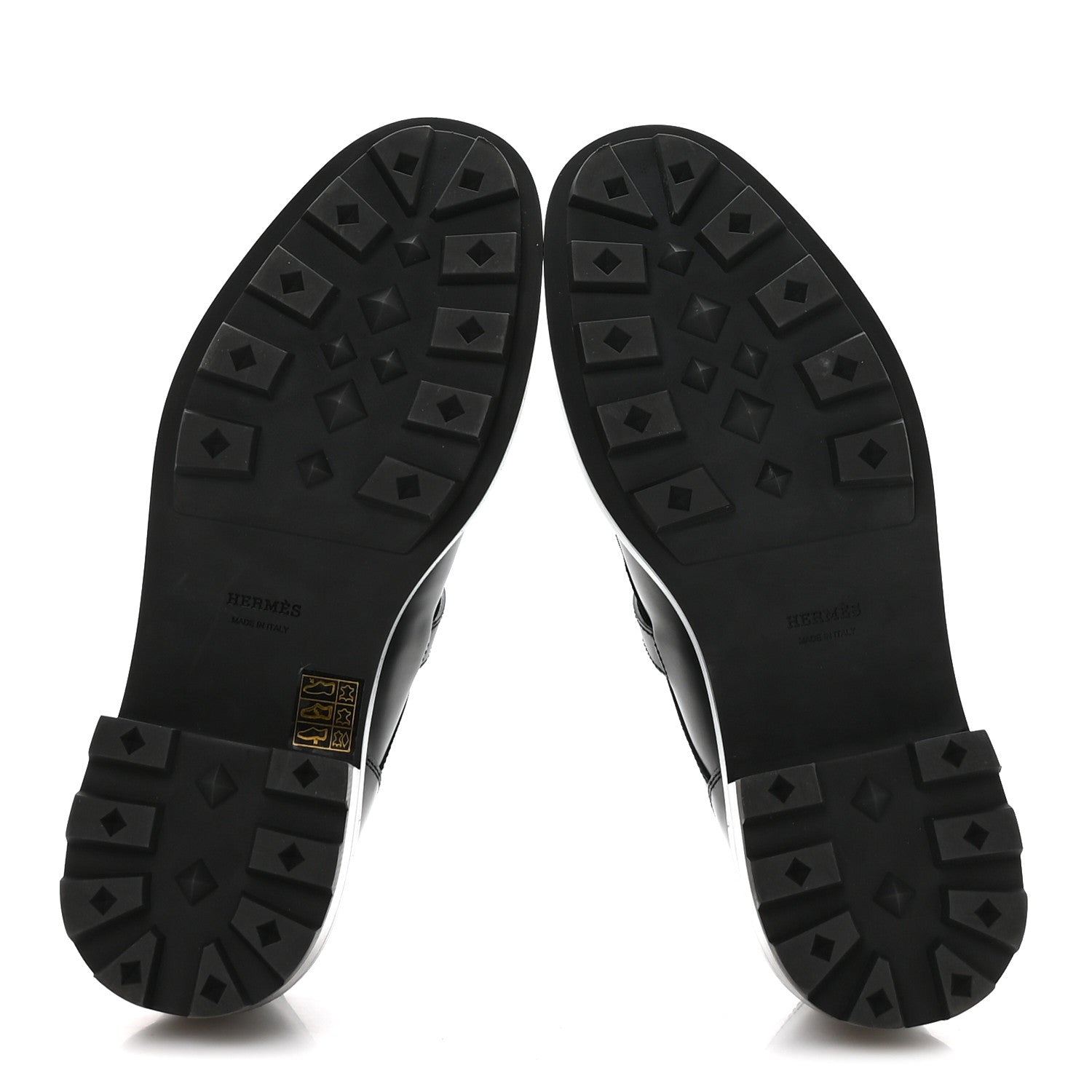 Hermes Glossed Calfskin First Oxford 39 Black 6 of 9