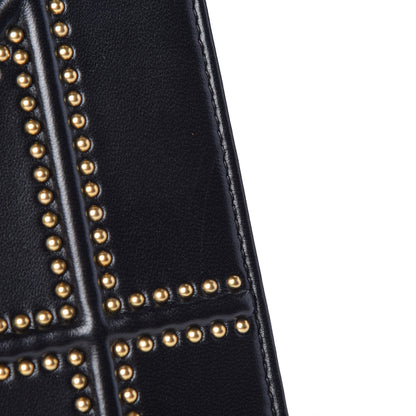 Christian Dior Lambskin Studded Medium Diorama Flap Bag Black 12 of 13