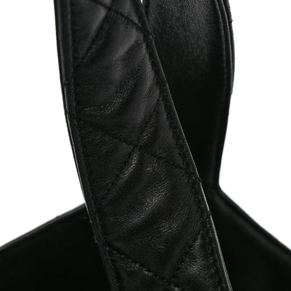 Saint Laurent Lambskin Quilted Maxi Icare Shopping Tote Black 14 of 16