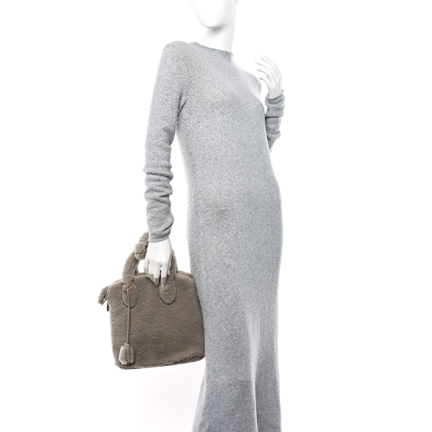 Louis Vuitton Shearling Pulsion Lockit Grey 2 of 10