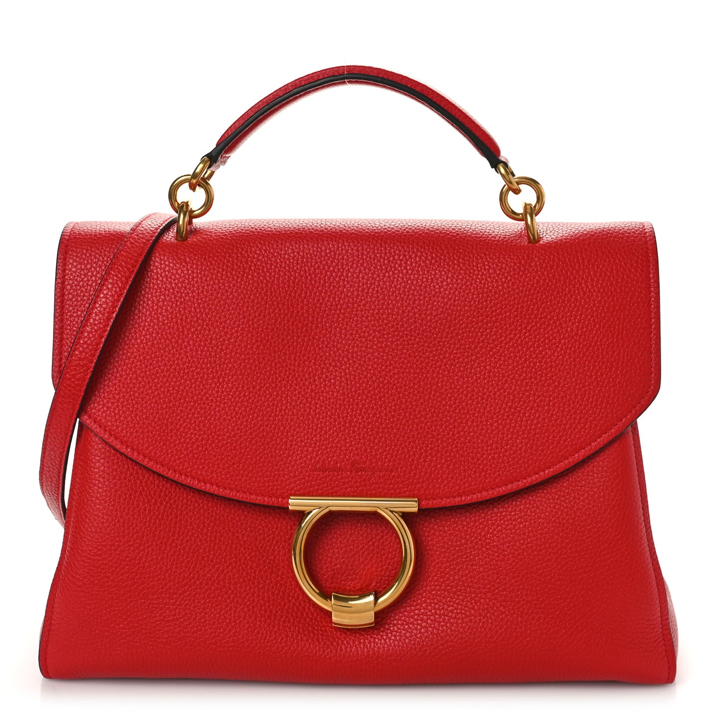 Calfskin Medium Margot Top Handle Satchel Lipstick