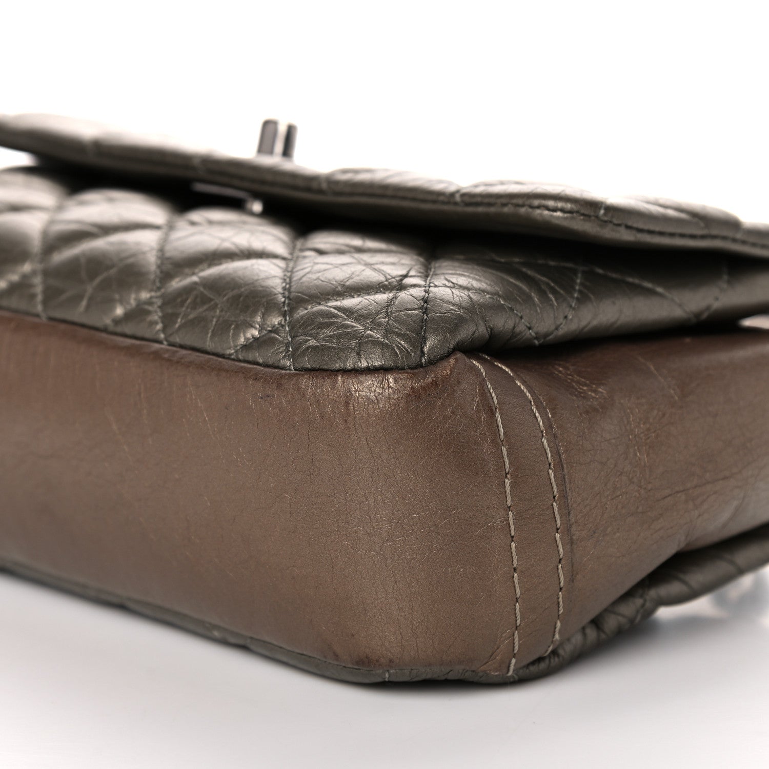 Chanel Metallic Aged Calfskin Quilted Small Flap Gold 6 of 25