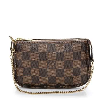 Louis Vuitton Damier Ebene Mini Pochette Accessories 1 of 7