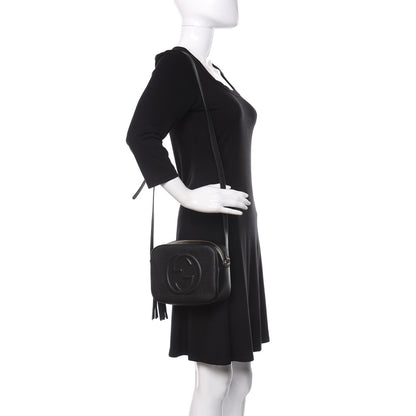 Gucci Pebbled Calfskin Small Soho Disco Bag Black 2 of 9