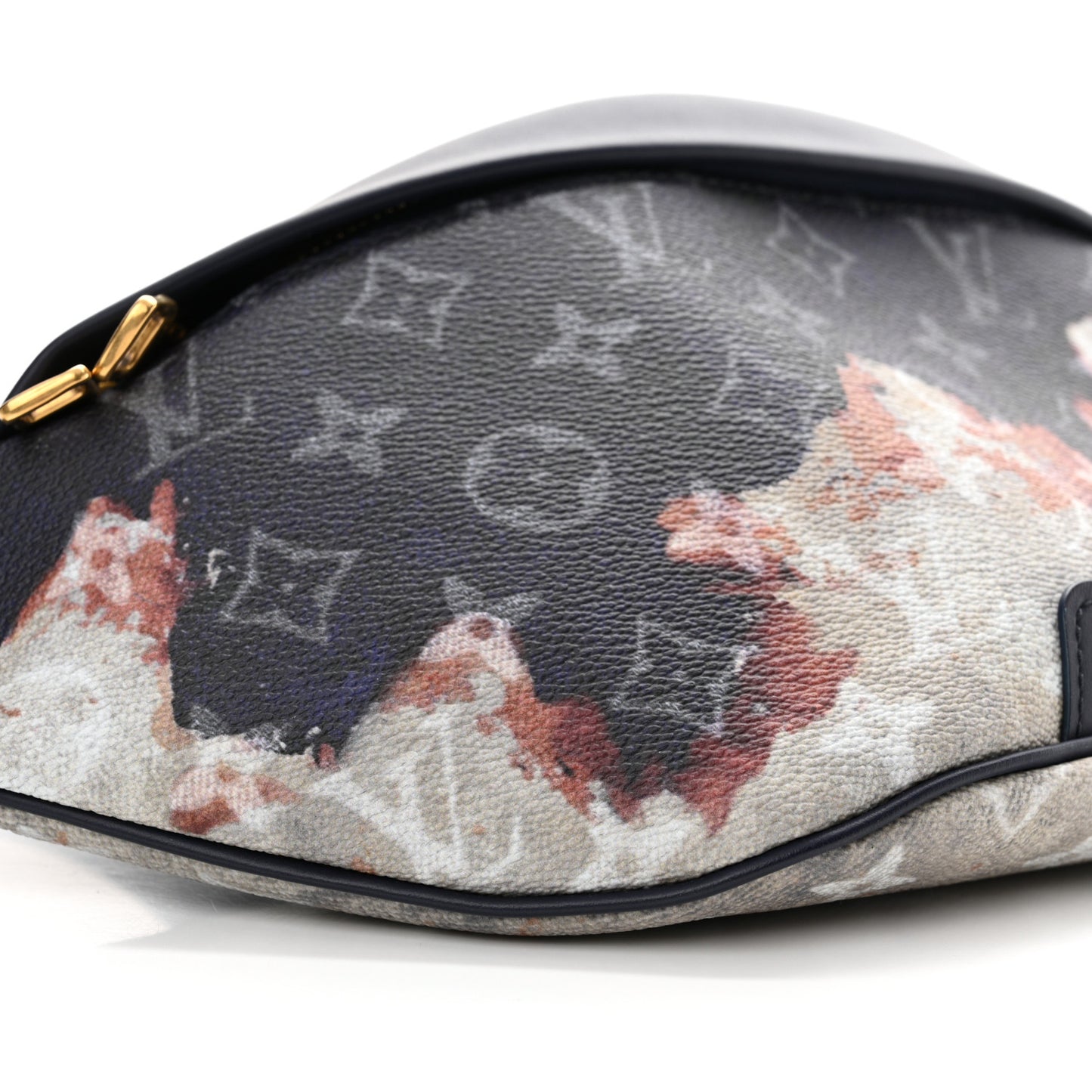 Monogram Eclipse Discovery Bleached Bumbag PM Ink Blue