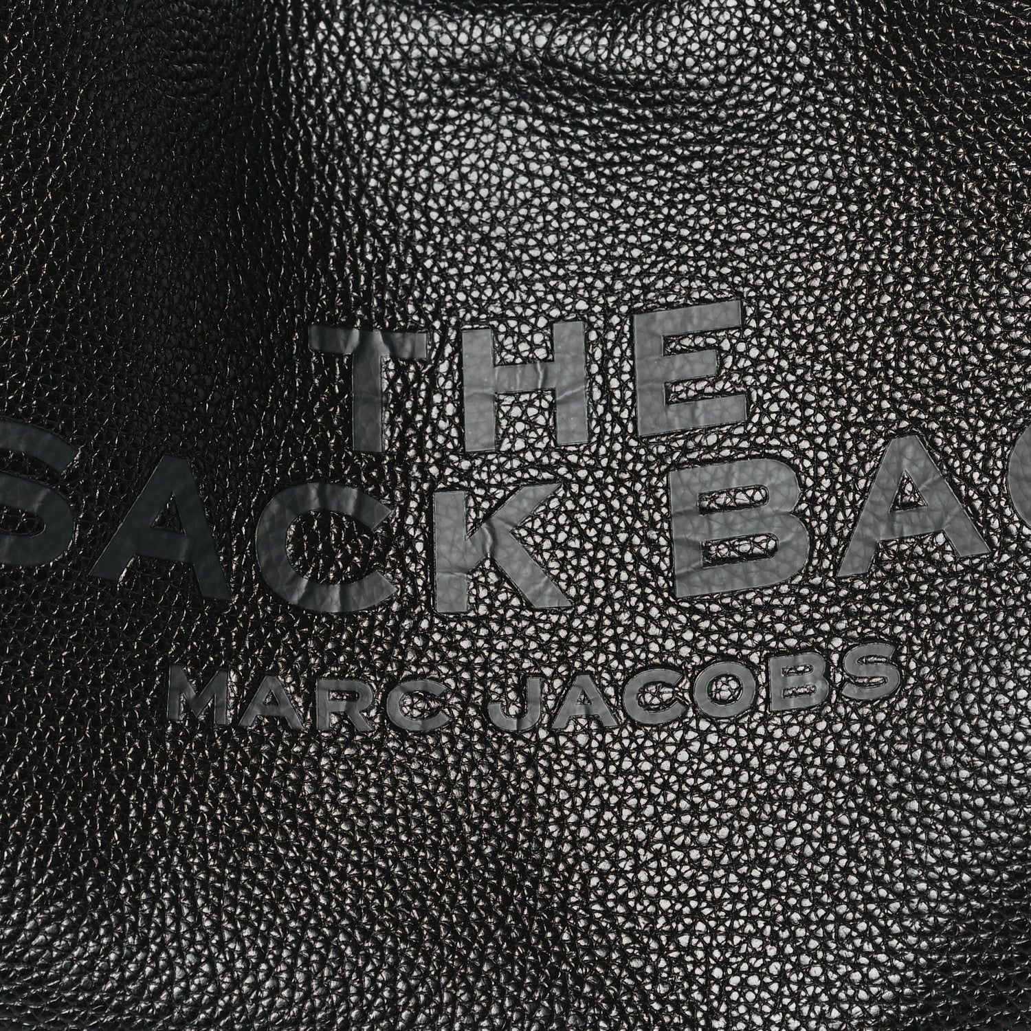 Marc Jacobs Grained Calfskin Medium The Sack Bag Black 8 of 10
