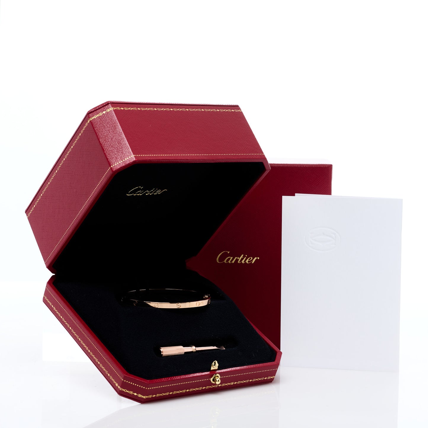 18K Pink Gold Small LOVE Bracelet 16