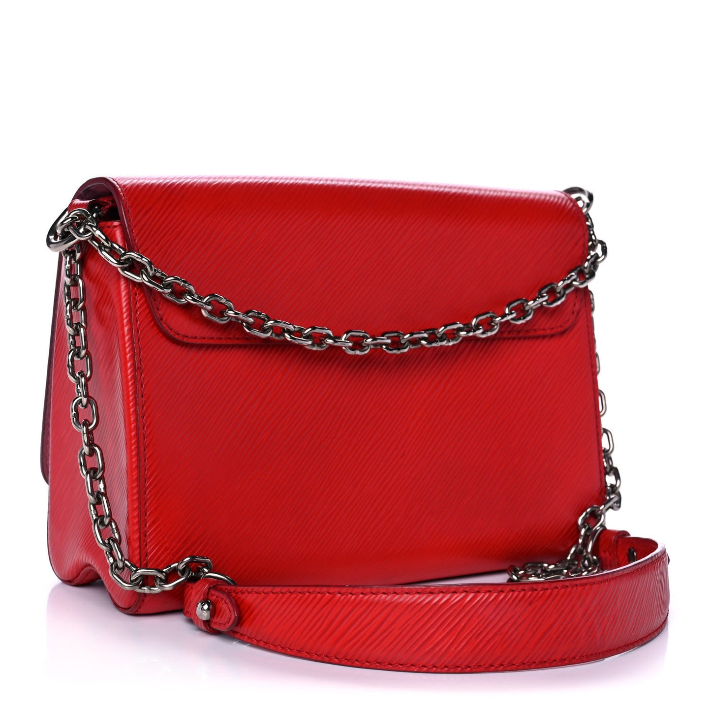 Epi Twist Shoulder Bag MM Coquelicot