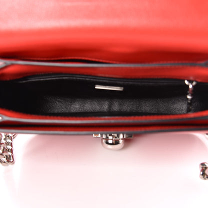 Prada Glace Calfskin Arcade Crossbody Bag Lacca 7 of 10