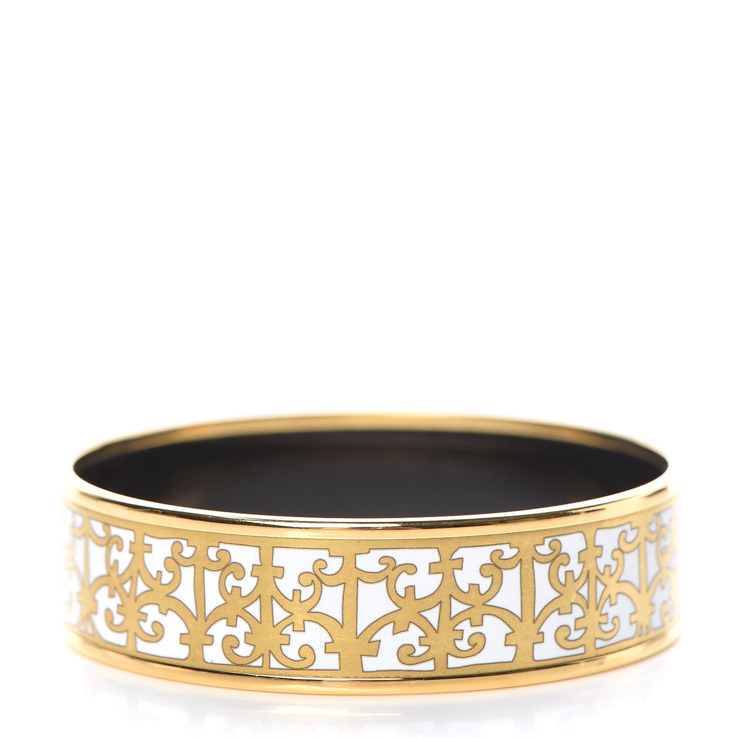 Enamel Printed Wide Balcons du Guadalquivir Bracelet 70 Gold