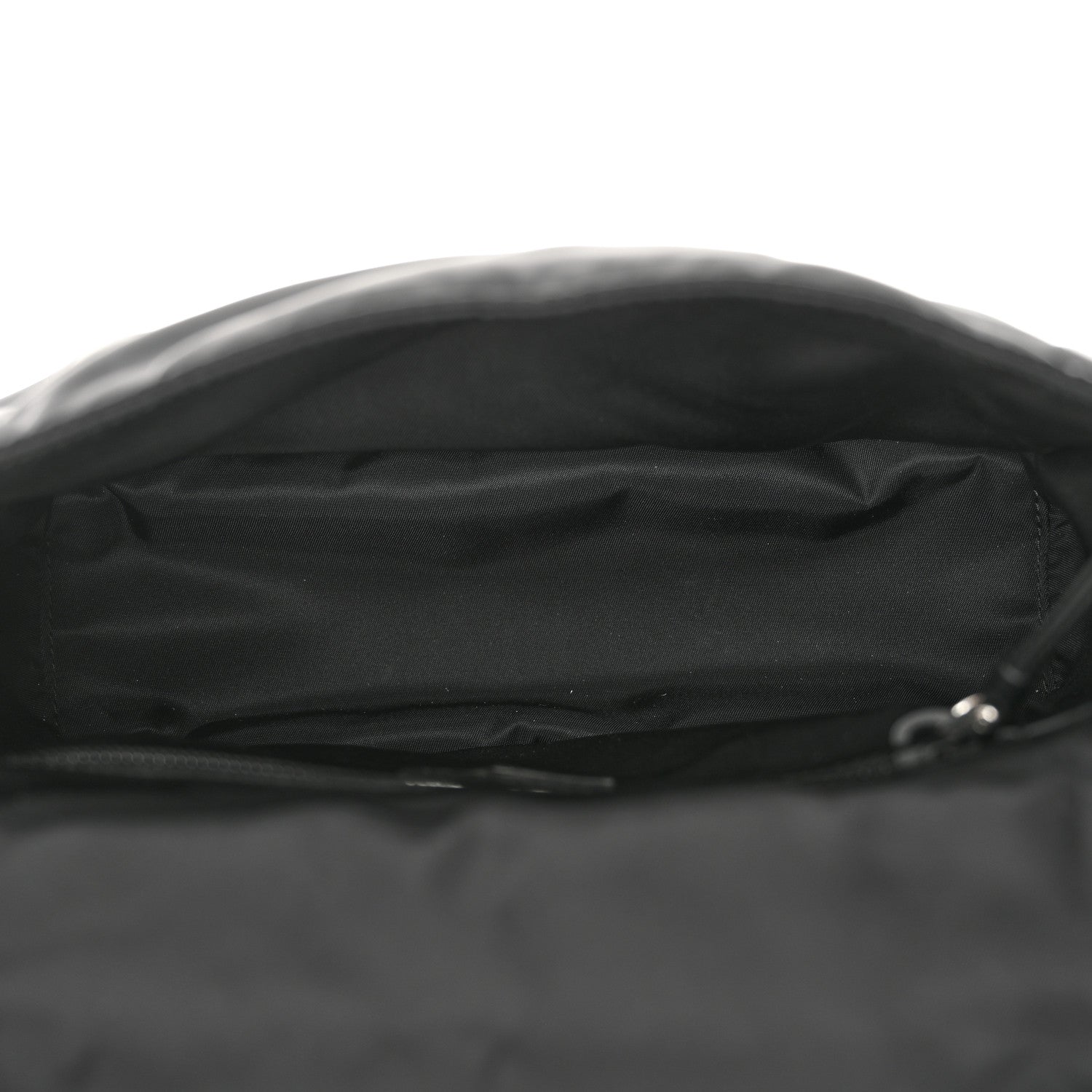 Prada Re-Nylon Vitello Padded Small Flap Shoulder Bag Black 5 of 10