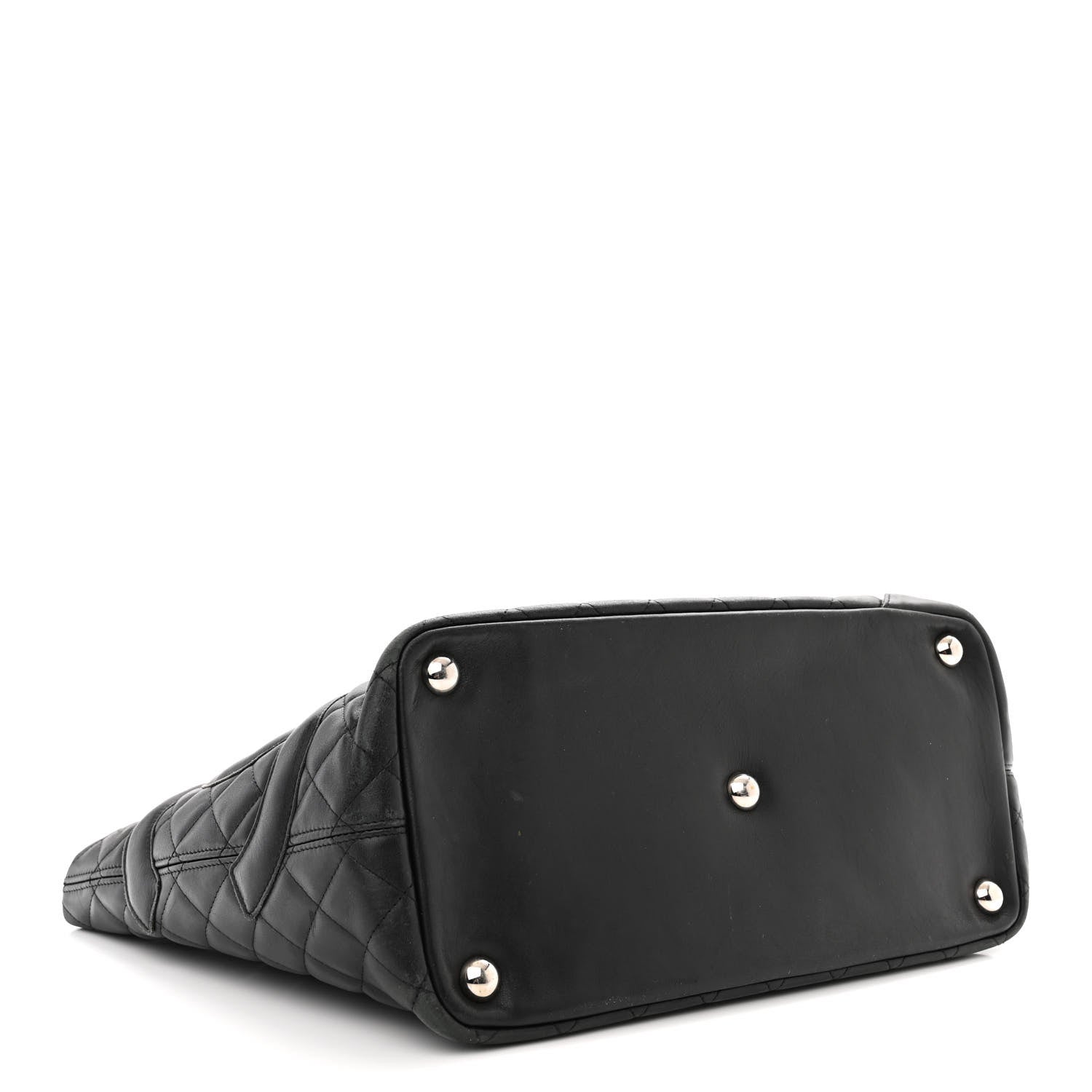 Chanel Calfskin Quilted Large Cambon Tote Black 4 of 25