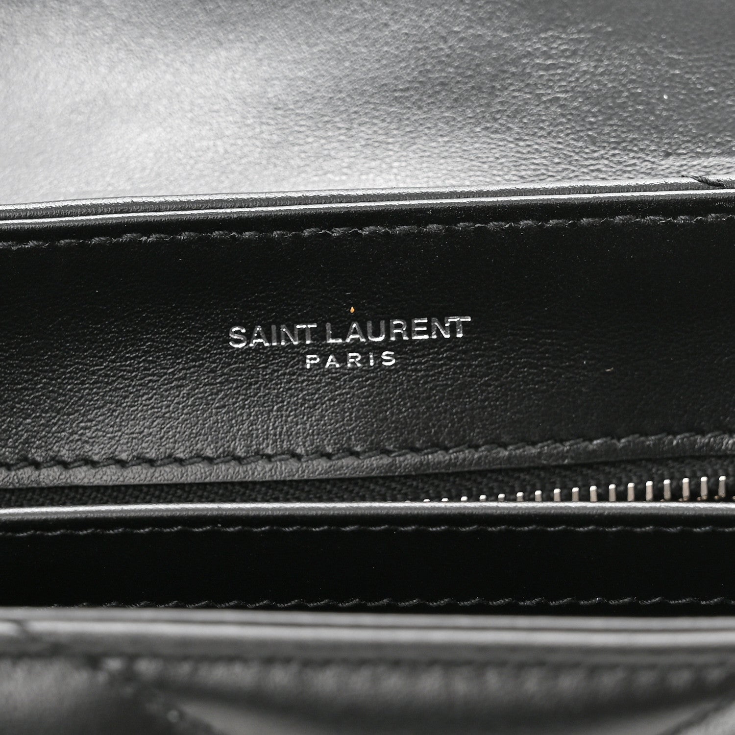 Saint Laurent Calfskin Y Quilted Monogram Toy Loulou Crossbody Bag Black 6 of 12