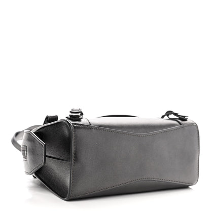 Balenciaga Smooth Calfskin Neo Classic Black Hardware Mini City Gunmetal 4 of 10