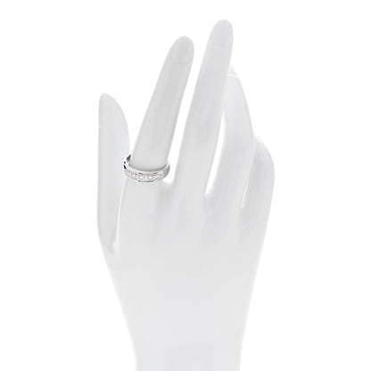 Parker & West by FASHIONPHILE Platinum Diamond .52ctw Half Eternity Band Ring 58 8.25 2 of 9