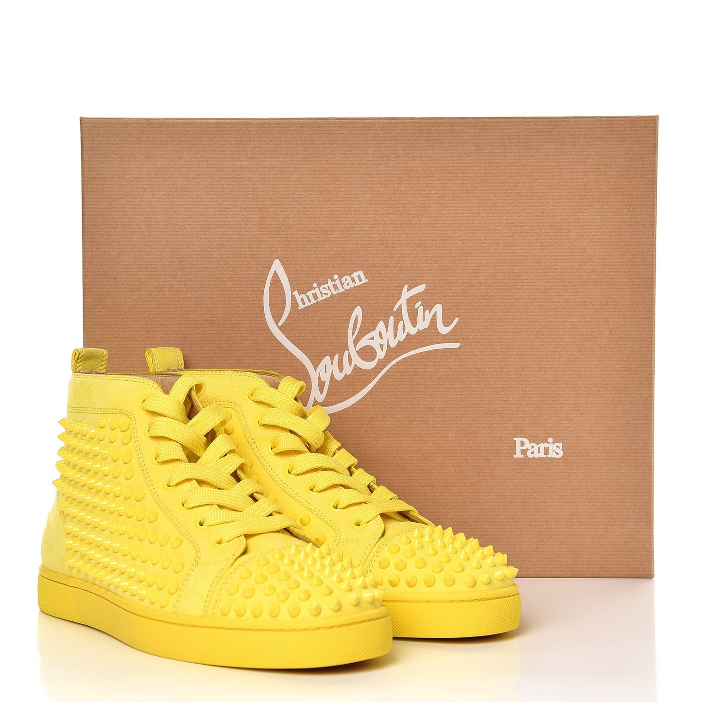 Mens Suede Louis Spikes Flat Sneakers 39.5 Sun