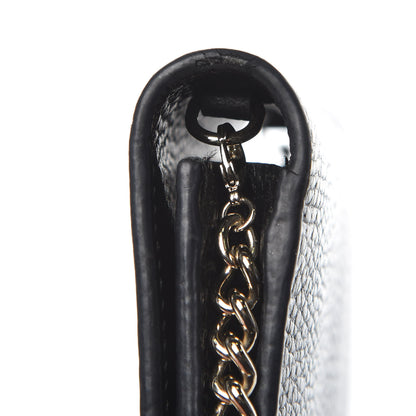 Gucci Dollar Calfskin Medium Betty Chain Wallet Black 8 of 11