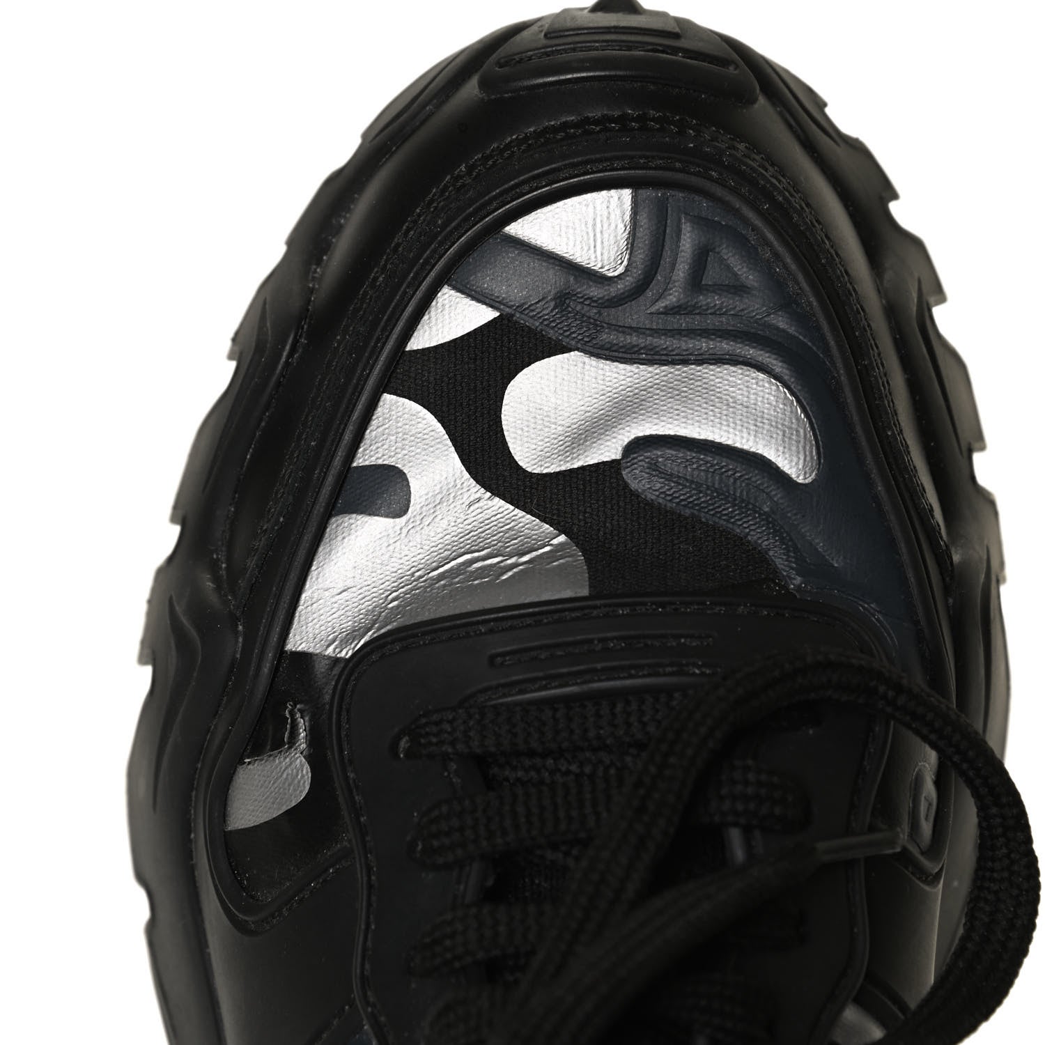 Valentino Garavani Nappa Suede Camouflage Womens Rockrunner Plus High Frequency Sneakers 41 Black 11 of 12