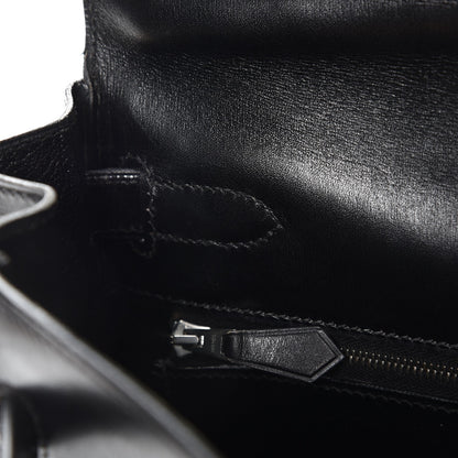 Hermes Box Kelly Retourne 32 Black 10 of 48