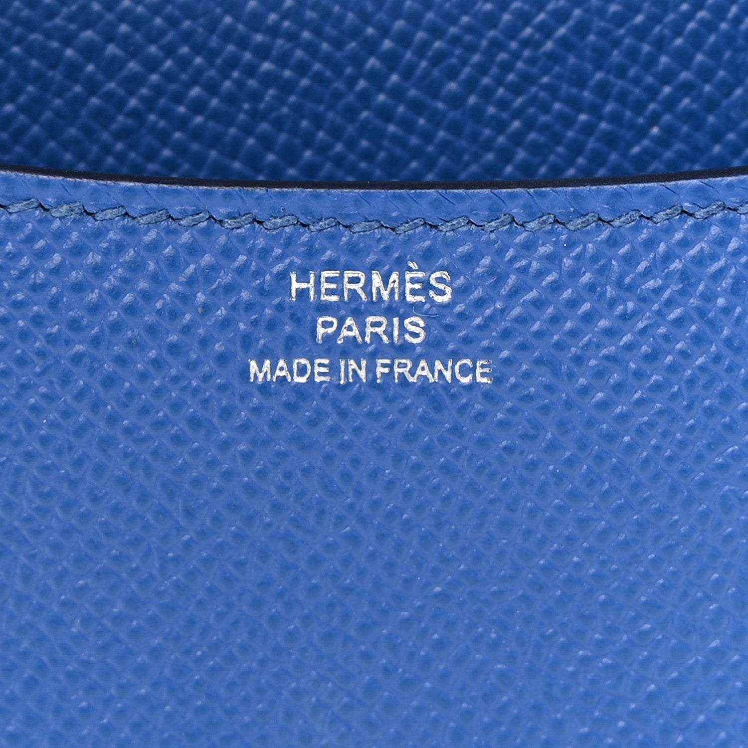 Hermes Epsom Enamel Constance 18 Bleu France 6 of 12