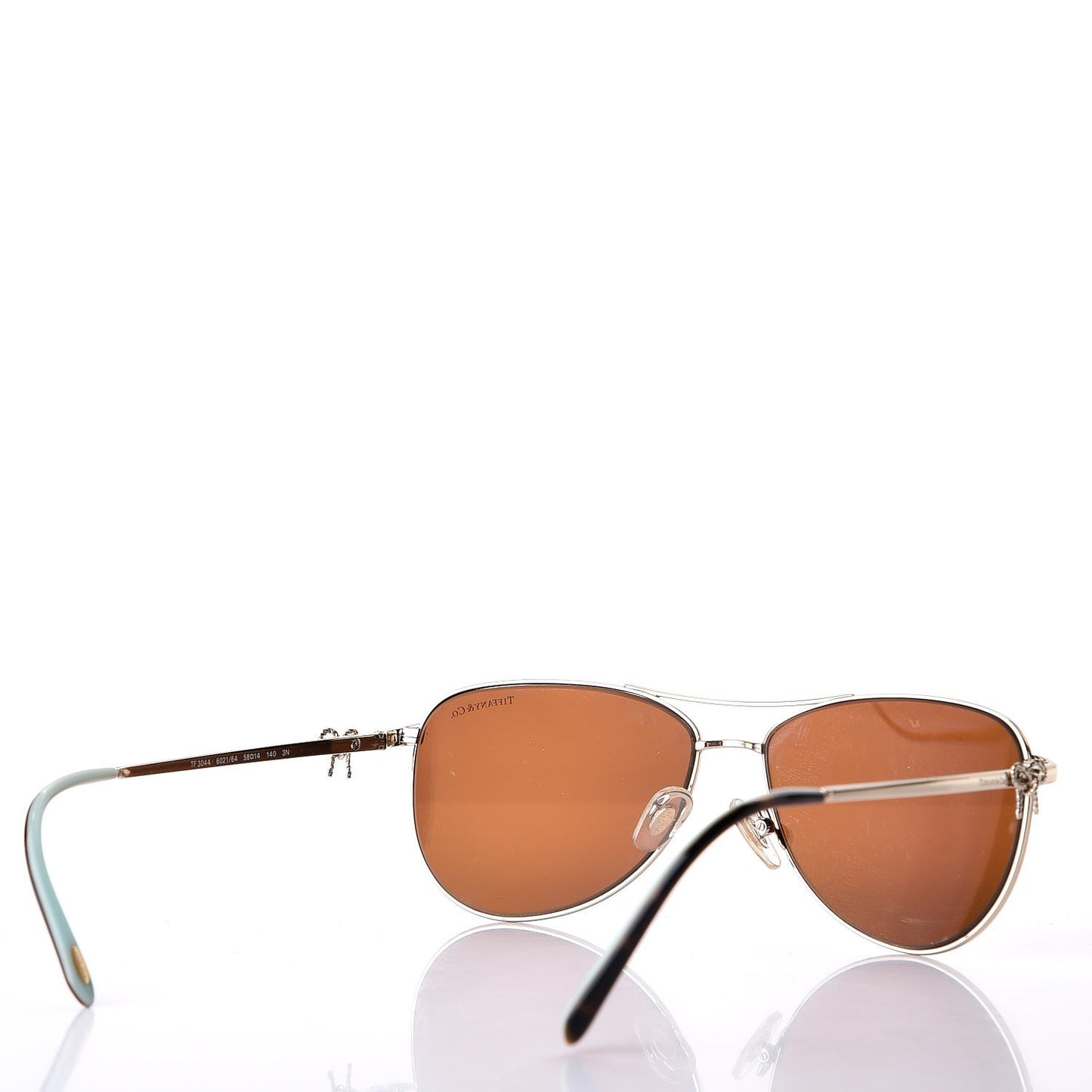 Aviator Twist Bow Sunglasses TF 3044 Gold