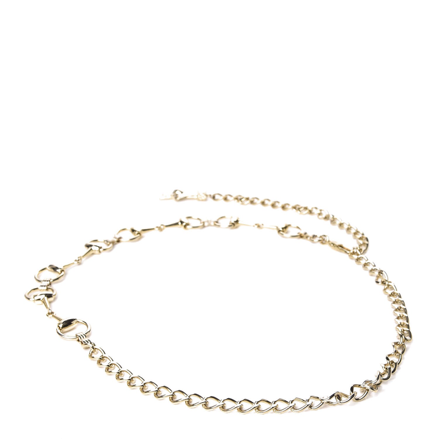 Gucci Chain Horsebit Belt Gold 2 of 4