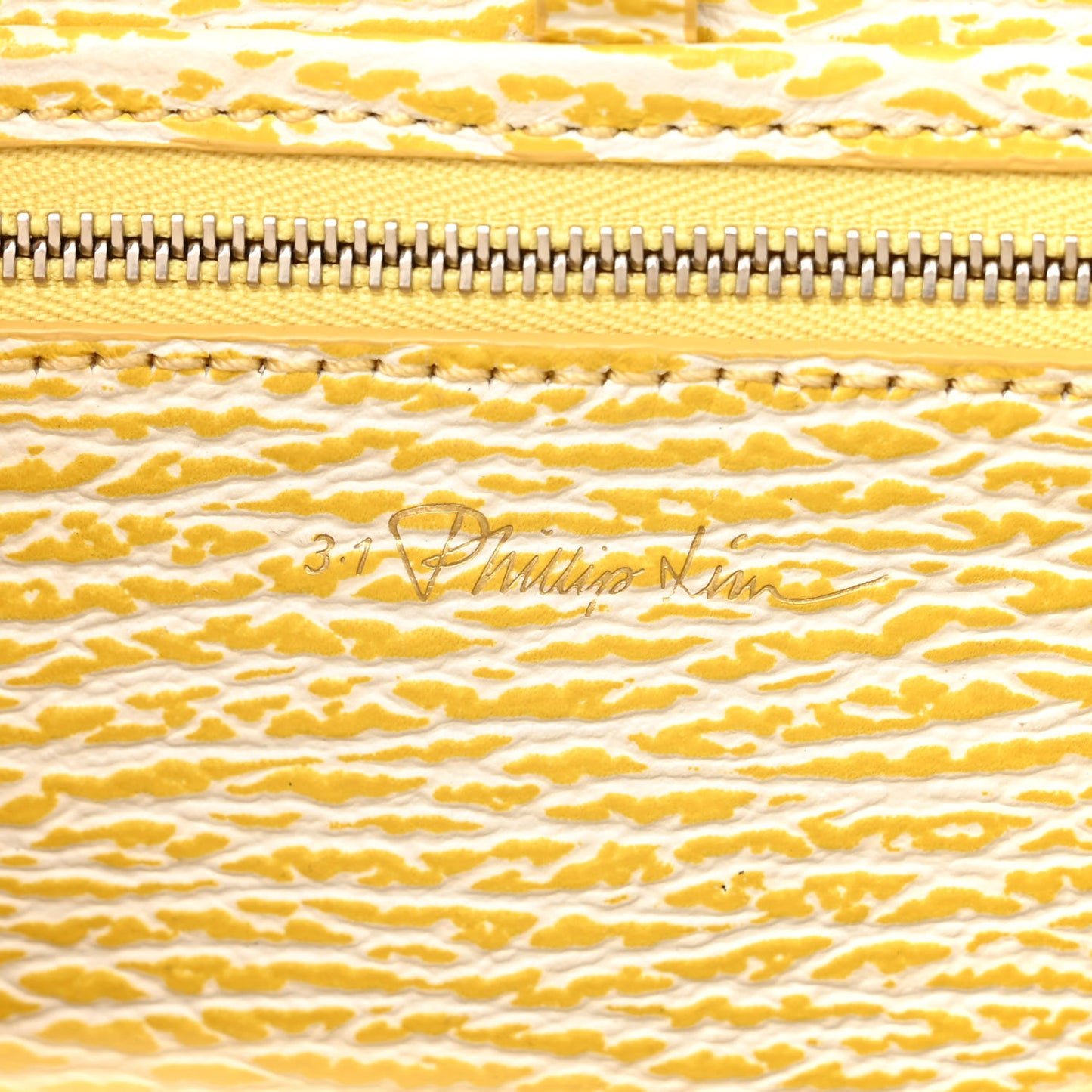 Textured Calfskin Mini Pashli Satchel Ivory Mimosa