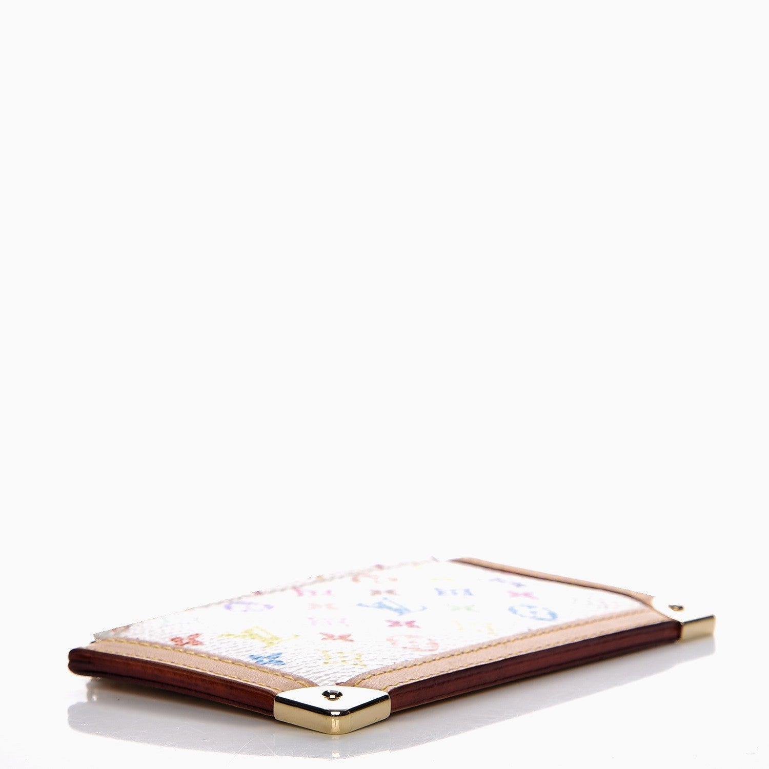Louis Vuitton Monogram Multicolor Key Pouch White 4 of 10