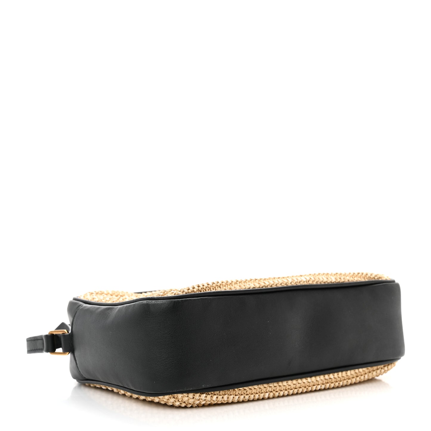 Raffia Canvas Monogram Lou Camera Bag Naturel